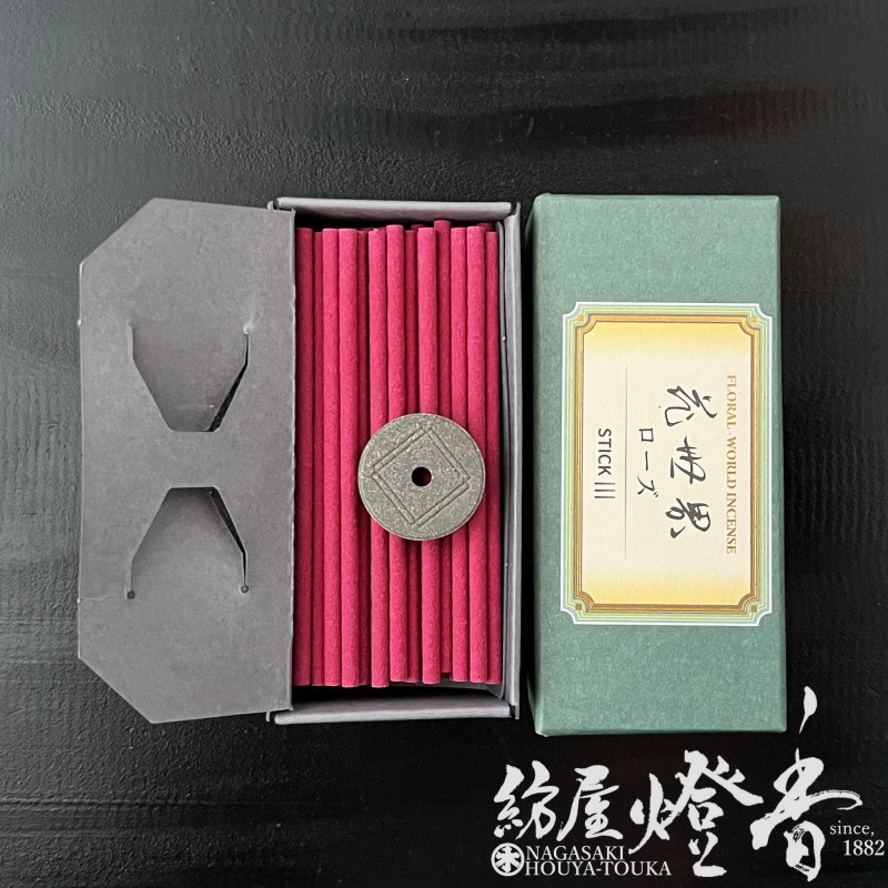 お香/くつろぎ『六種花世界-FLORAL WORLD-【ローズ-ROSE-/ST60本入