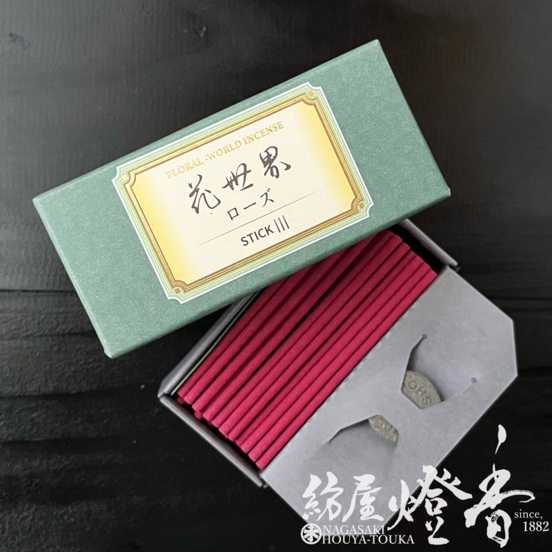 お香/くつろぎ『六種花世界-FLORAL WORLD-【ローズ-ROSE-/ST60本入