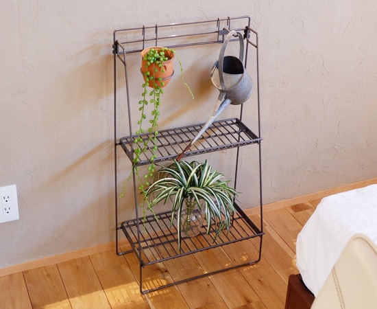 ワイヤーボタニカルラック｜無骨｜インダストリアル｜デザイン｜男前