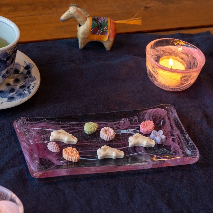 綺羅 長皿 | 北一硝子 まごころお届け便