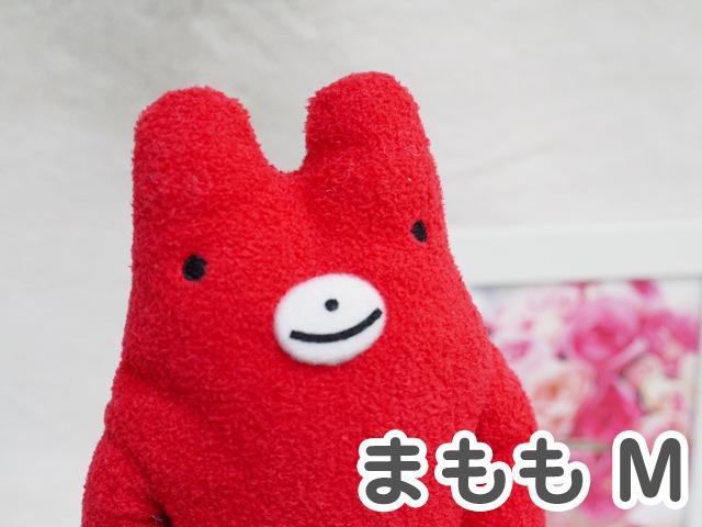 ☆再登場☆フモフモさん まもも （赤・M） ： ぬいぐるみ・抱き枕や