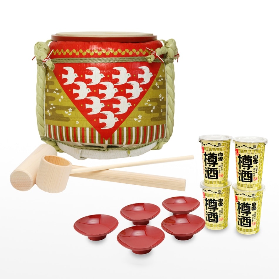 日本酒入り菰樽◇ミニ鏡開き樽酒セット ～パーティ～ PIGEON RELEASE