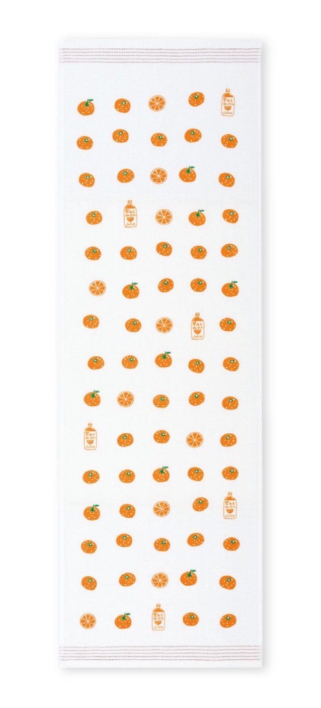 みかん｜てぬぐい | 布ごよみ｜手ぬぐい | | 今治タオルのコンテックス