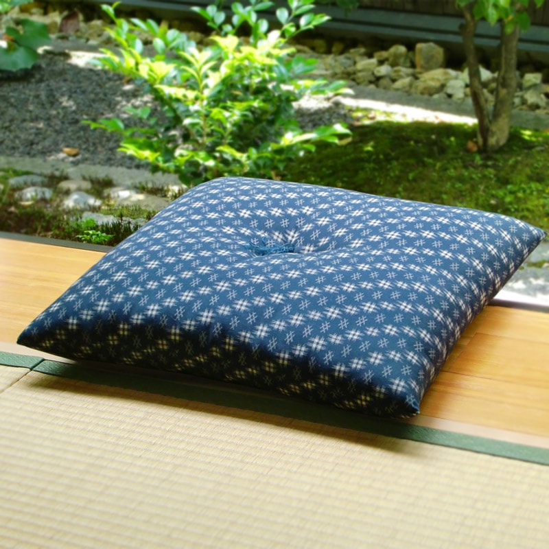 座布団 井絣(いがすり) 紺井絣(こんいがすり) | 座布団 | | 京都
