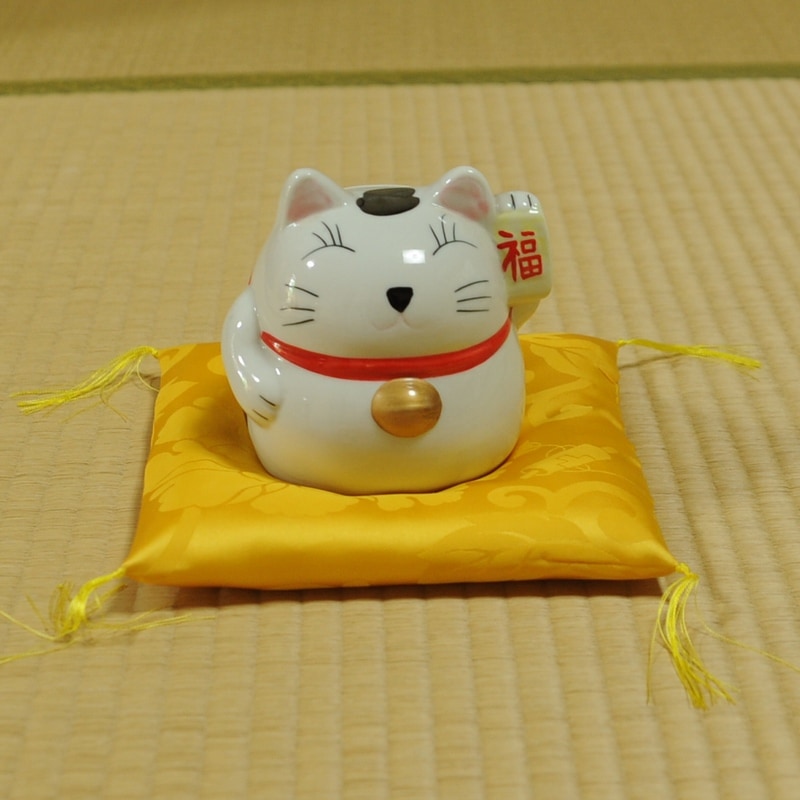 置物用ミニ座布団 正絹(絹100％) 黄 | 置物用ミニ座布団 正絹(絹100