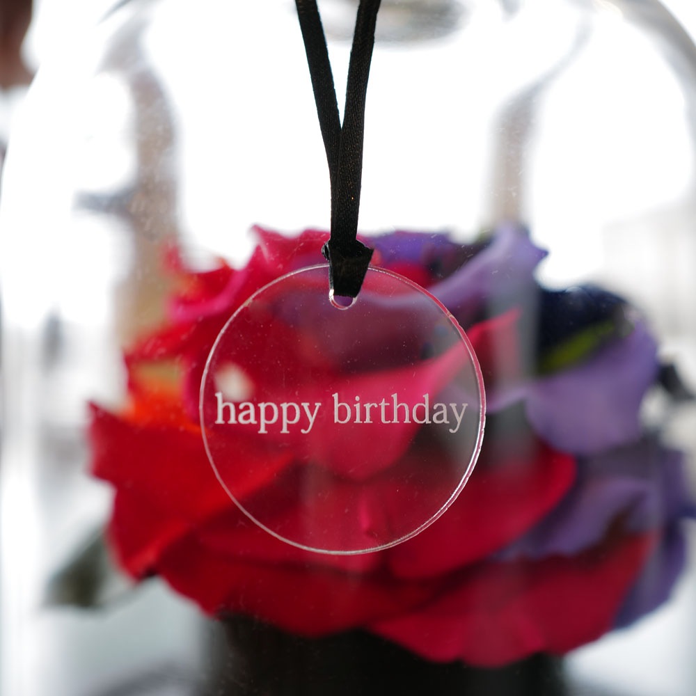 プリザーブドフラワー レインボーローズ ハートフェルト | スタイル