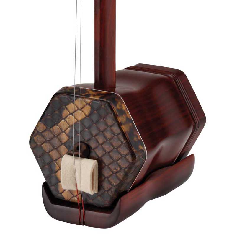 アフリカ小葉紫檀二胡 ER-3600 二胡製作師 黄建洪精製 “収蔵版”