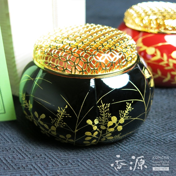 加賀蒔絵 火取香炉 塗 黒色【限定品】 | 香炉、香立,香炉：その他 | 香