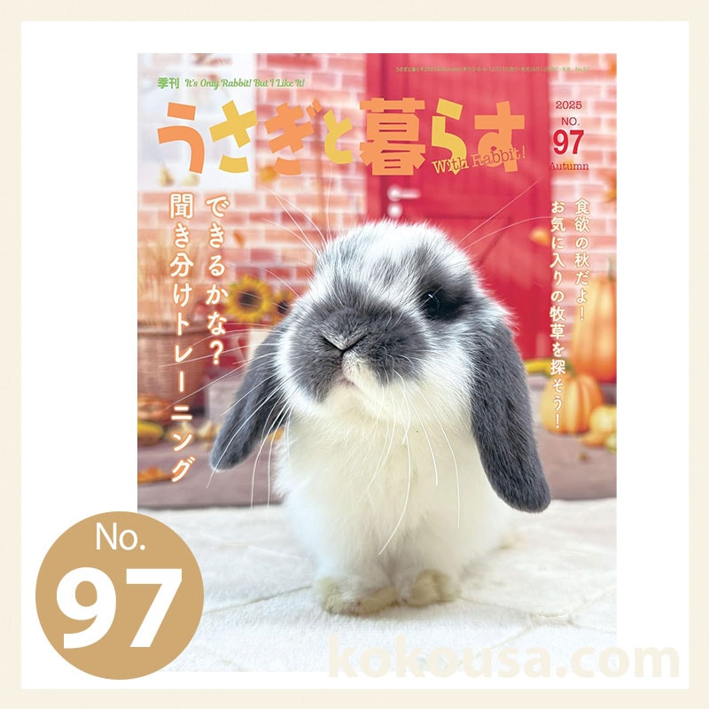 うさぎと暮らす No.97 2025年 Autumnの通販はココロのおうち