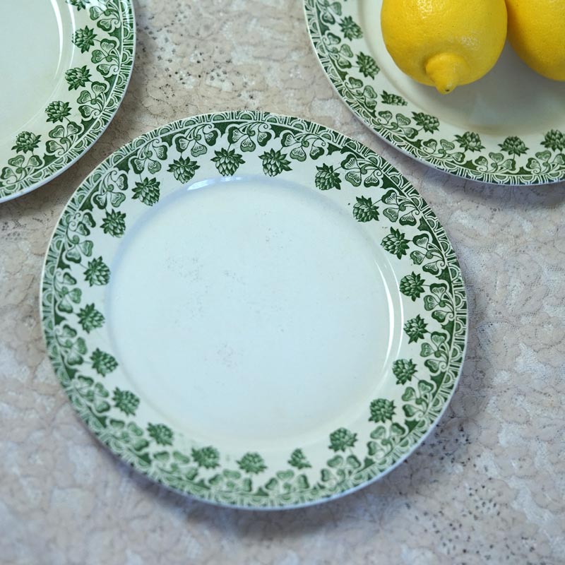 バドンヴィレのクローバBadonviller Trèfleデザート皿21cm gc