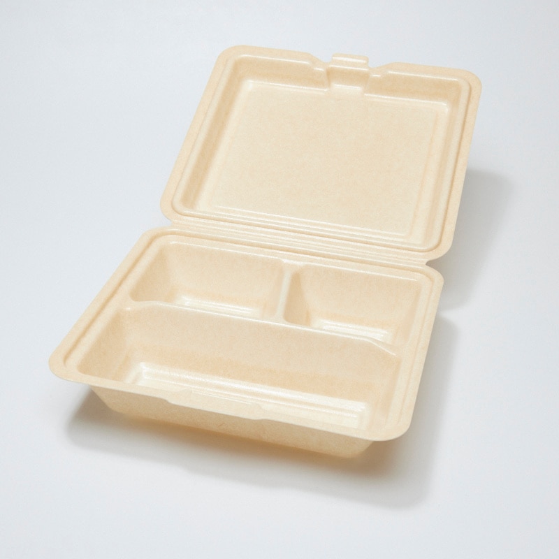 ランチボックス Kランチ-53-T 耐熱 ナチュラル｜テイクアウト容器の