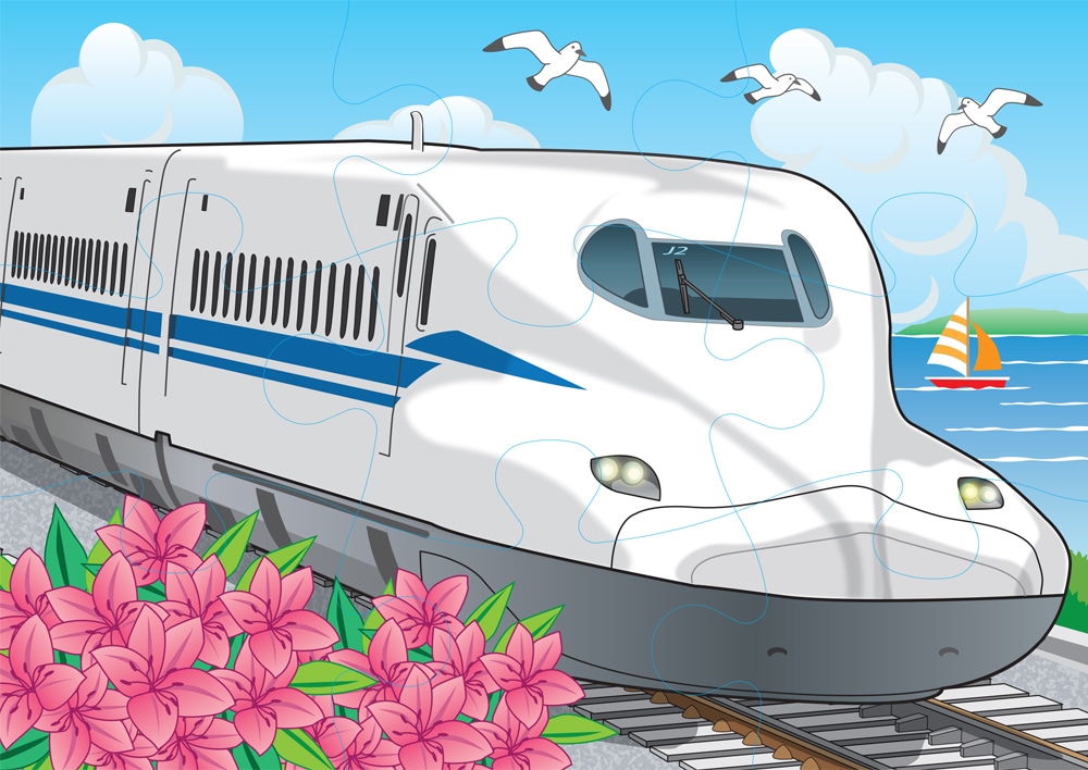 くもんのジグソーパズル STEP2 カラフルしんかんせん | 知育玩具