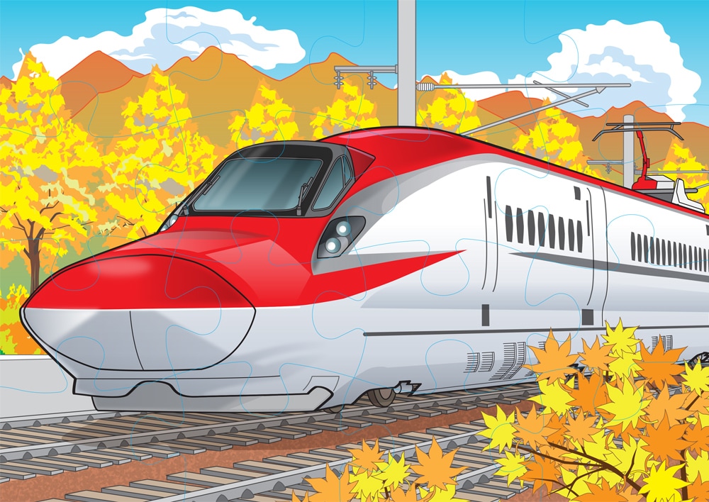 くもんのジグソーパズル STEP2 カラフルしんかんせん | 知育玩具