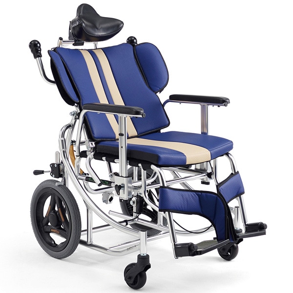 受注生産商品、納期：約2ヶ月】セルフリクライニング式 介助用車いす