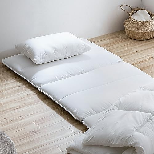 洗える敷き布団 洗濯ネット付SKF-WB05-SNホワイト｜SIMPLE STYLE