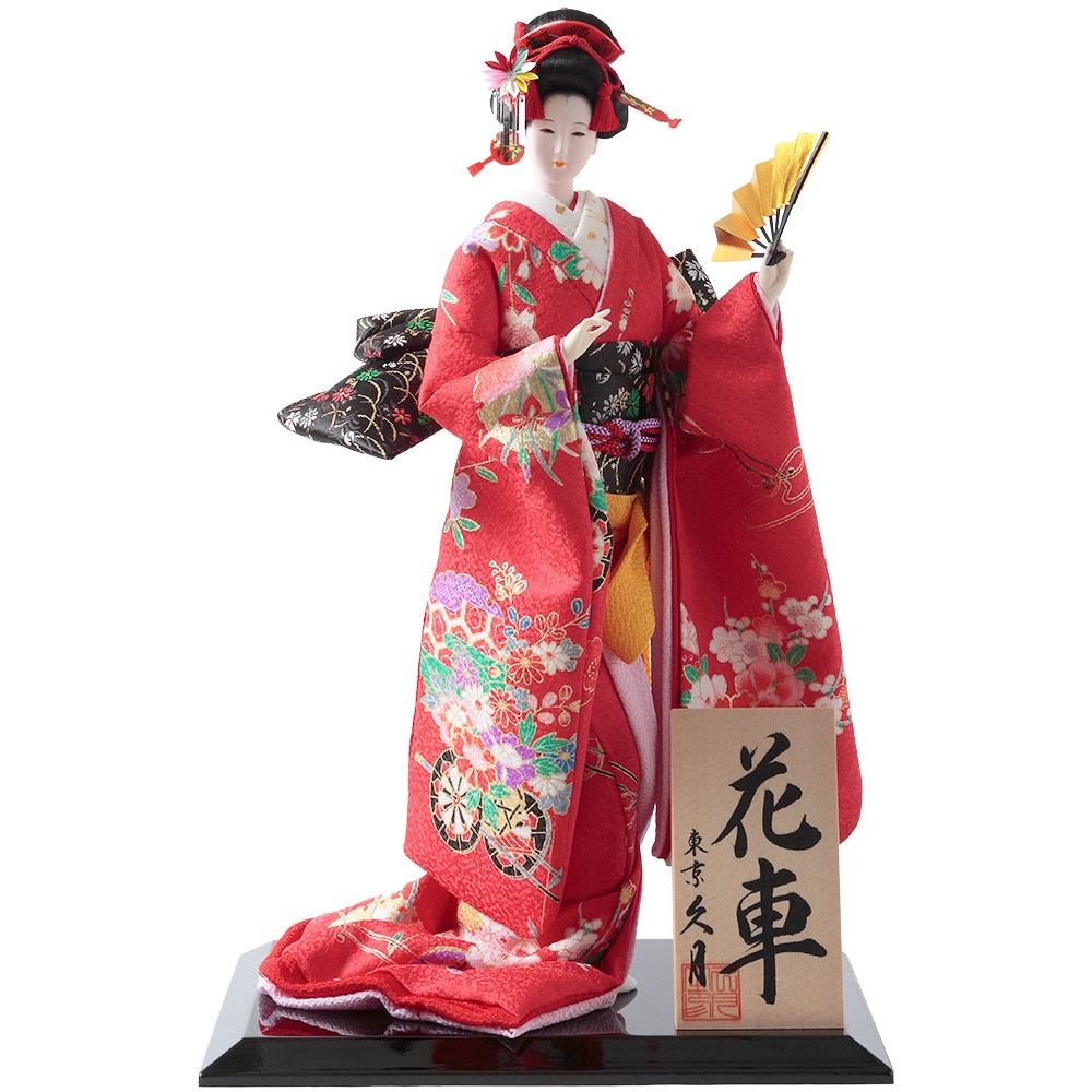 尾山人形 振袖 花車 8号 A2813 | 尾山人形 | 【公式】 人形の久月