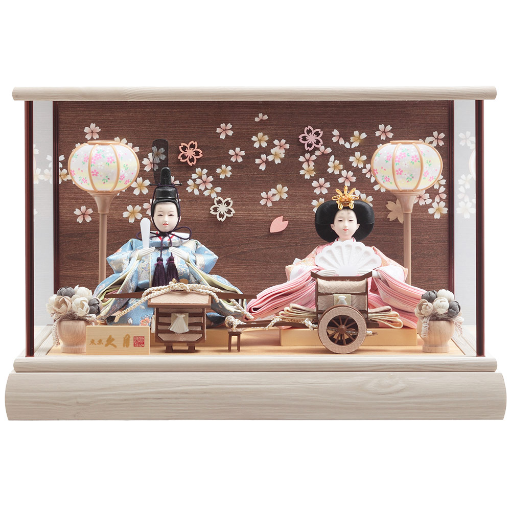 mara1126お値下げしました。久月ケース入り雛人形 50,000～99,999円