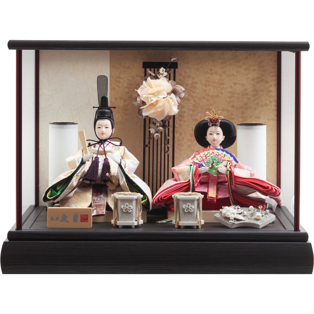 親王ケース飾り ガラスケース 6H-KK19-Z | ケース飾り | 【公式】 人形