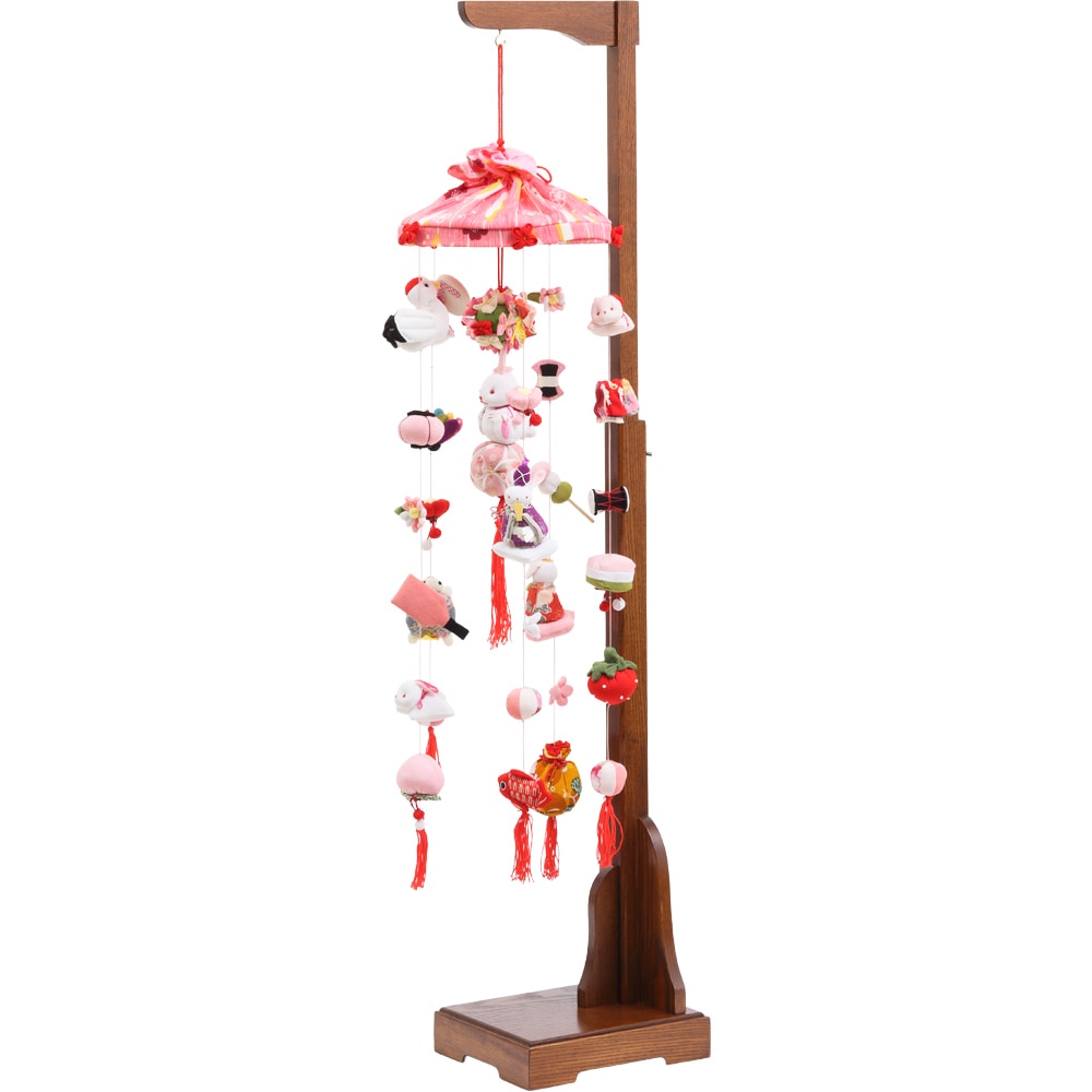 つるし雛 伸縮スタンド付 6H-R6 | ひな人形 | 【公式】 人形の久月