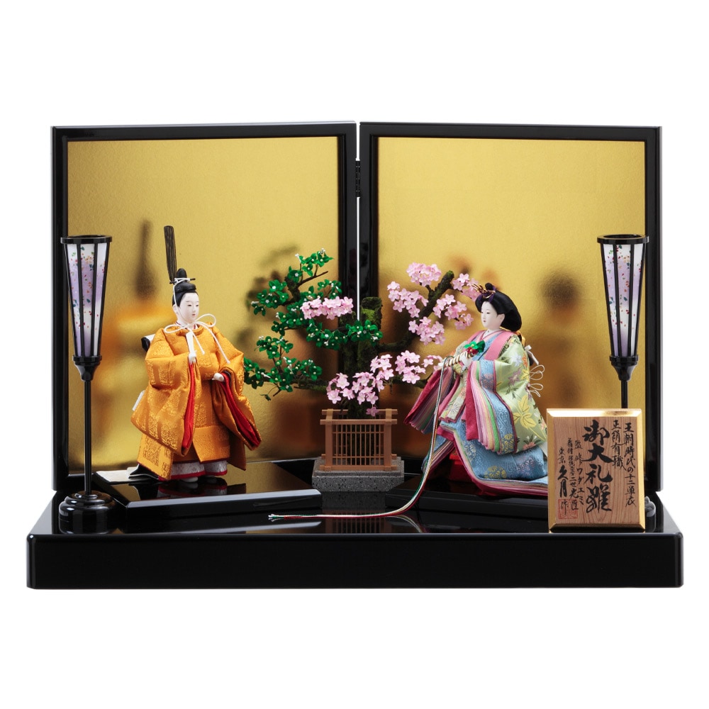 京都雛の会 平安光義作 立親王飾り 73HR-K65-S | 親王飾り | 【公式