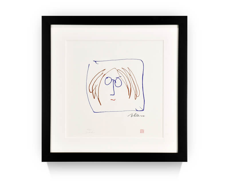 ジョン・レノン セリグラフ版画「セルフポートレート」｜求龍堂