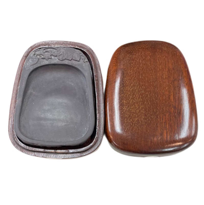 老坑 天然硯 6吋｜書道用品の半紙や筆、墨などをお探しならキョー和