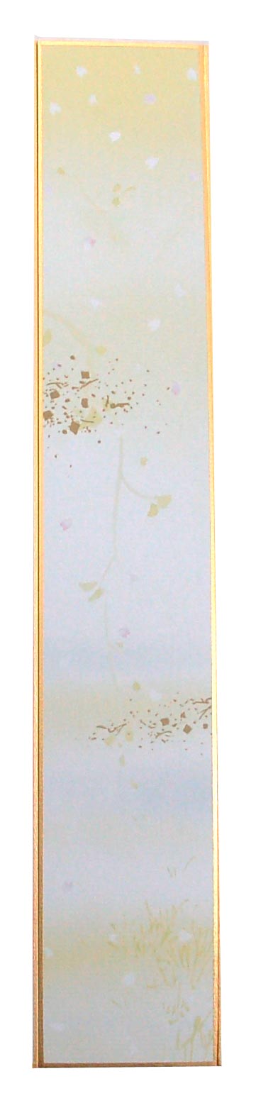 短冊 花 （並幅） 6cm x 36cm 8枚｜書道用品の半紙や筆、墨などをお