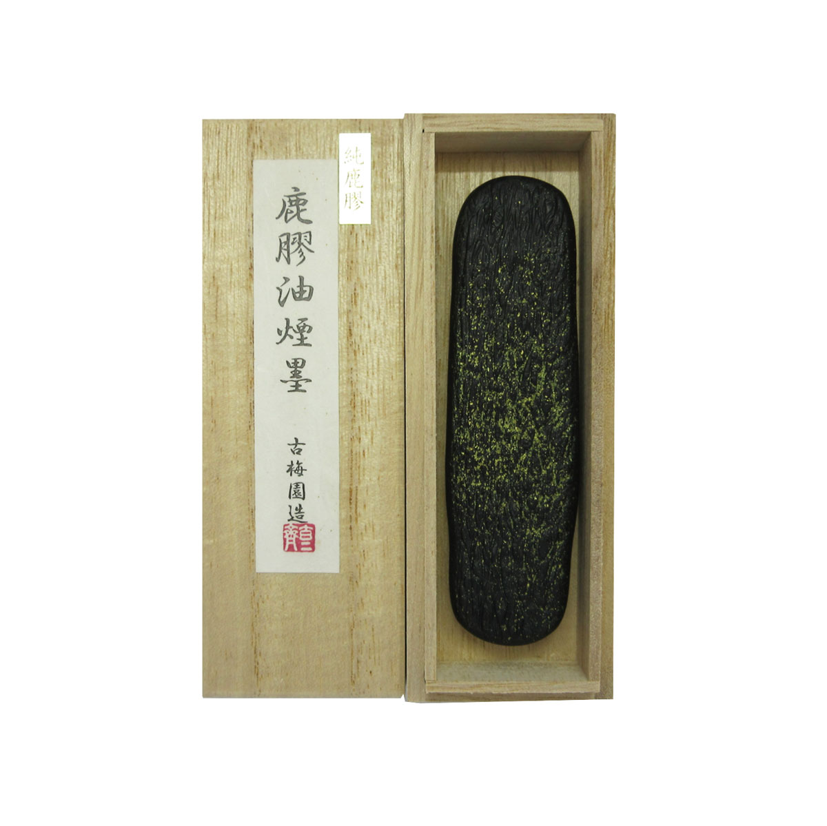 鹿膠油煙墨 1.0型 古梅園｜書道用品の半紙や筆、墨などをお探しなら