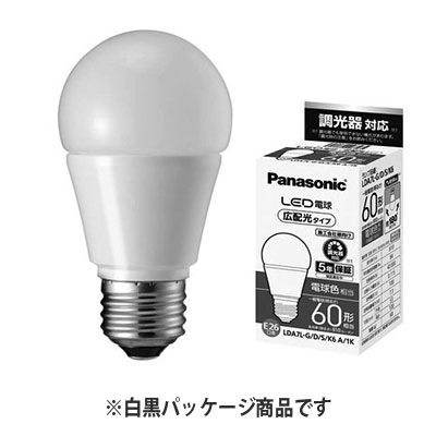 LDA7L-G/D/S/K6A/1K || 一般電球タイプLED電球＜施工会社向け包装
