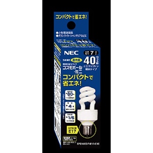 生産終了品・代替品あり】EFD10ED/7-E17-C3C || 電球型蛍光灯