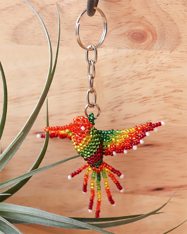 tesoro / ビーズキーホルダー / ハチドリA [メール便対象品]｜テソロ