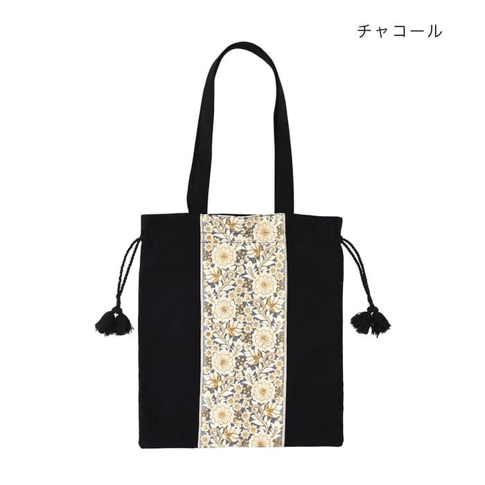 shanti / インド刺繍リボンA4トートBAG [メール便対象品]｜テソロ