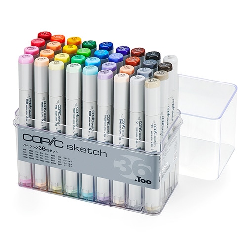 コピックスケッチ ベーシック36色セット | 設計製図・デザイン用品