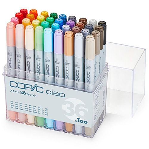 コピックチャオ スタート36色セット | 設計製図・デザイン用品