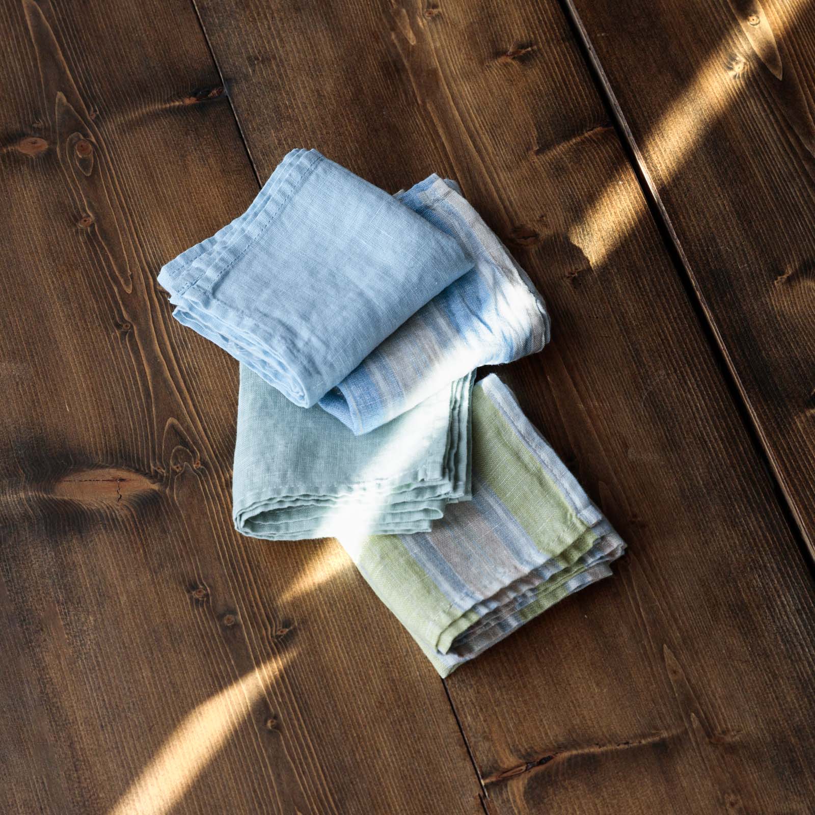 ハンカチ セレス _ ブルー