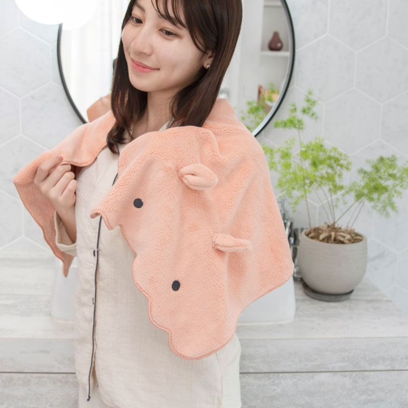 アニマルきゅうそくタオル｜ヘアドライタオル