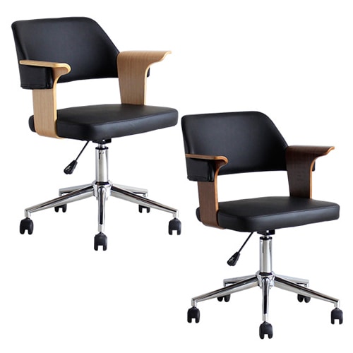 オフィスチェア イス 椅子 パソコンチェア デスクチェア レトロ