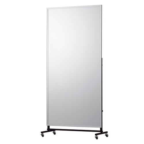 スポーツミラー キャスター付き 可動式 巨大ミラー スタンドミラー