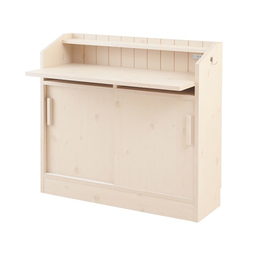 カウンター下収納 幅118.5cm デスクタイプ コンセント付き キッチン