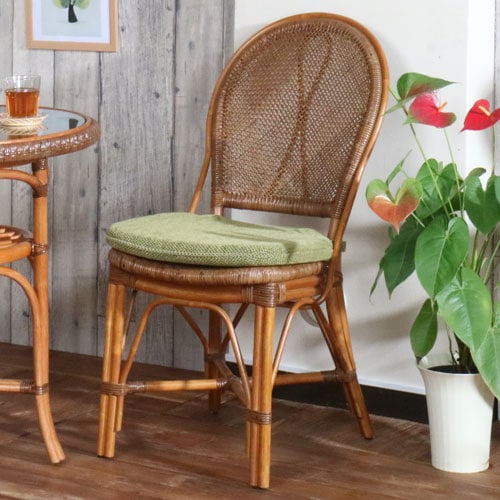ラタンチェア ダイニングチェア ラウンジチェア 01-0497-79（商品番号