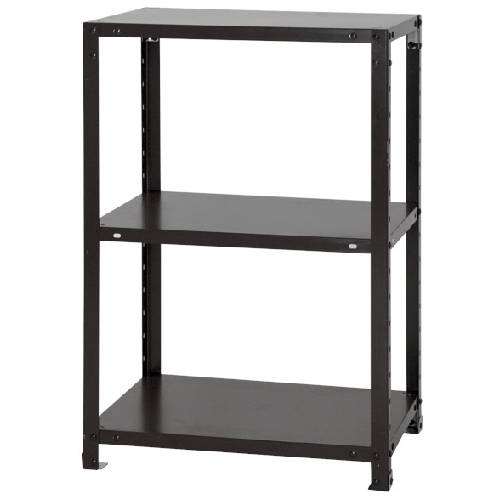 スチールラック 幅60×奥行40×高さ90cm 3段 40kg/段 軽量ラック NSTR
