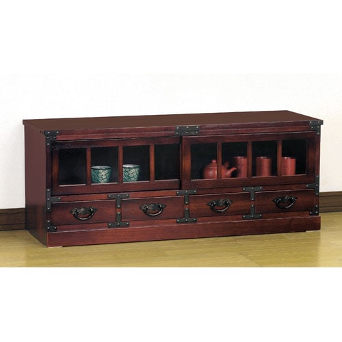 ローボード 民芸調 テレビ台 テレビラック テレビボード キャビネット