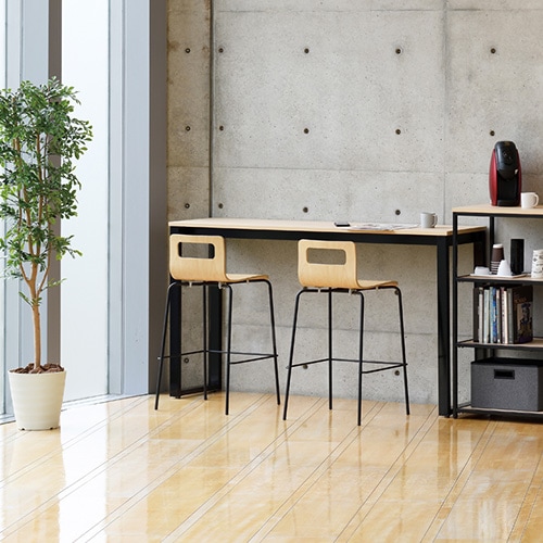 カウンターテーブル チェア セット 2人用 幅1800mm ASO-HCT1845-S4