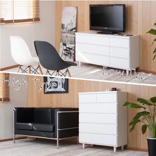 チェスト 5段 ハイタイプ タンス 収納棚 ke-0015（商品番号：15-ke