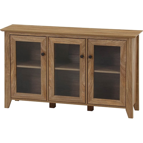 キャビネット 幅1200×奥行290×高さ710mm ガラス扉 サイドボード