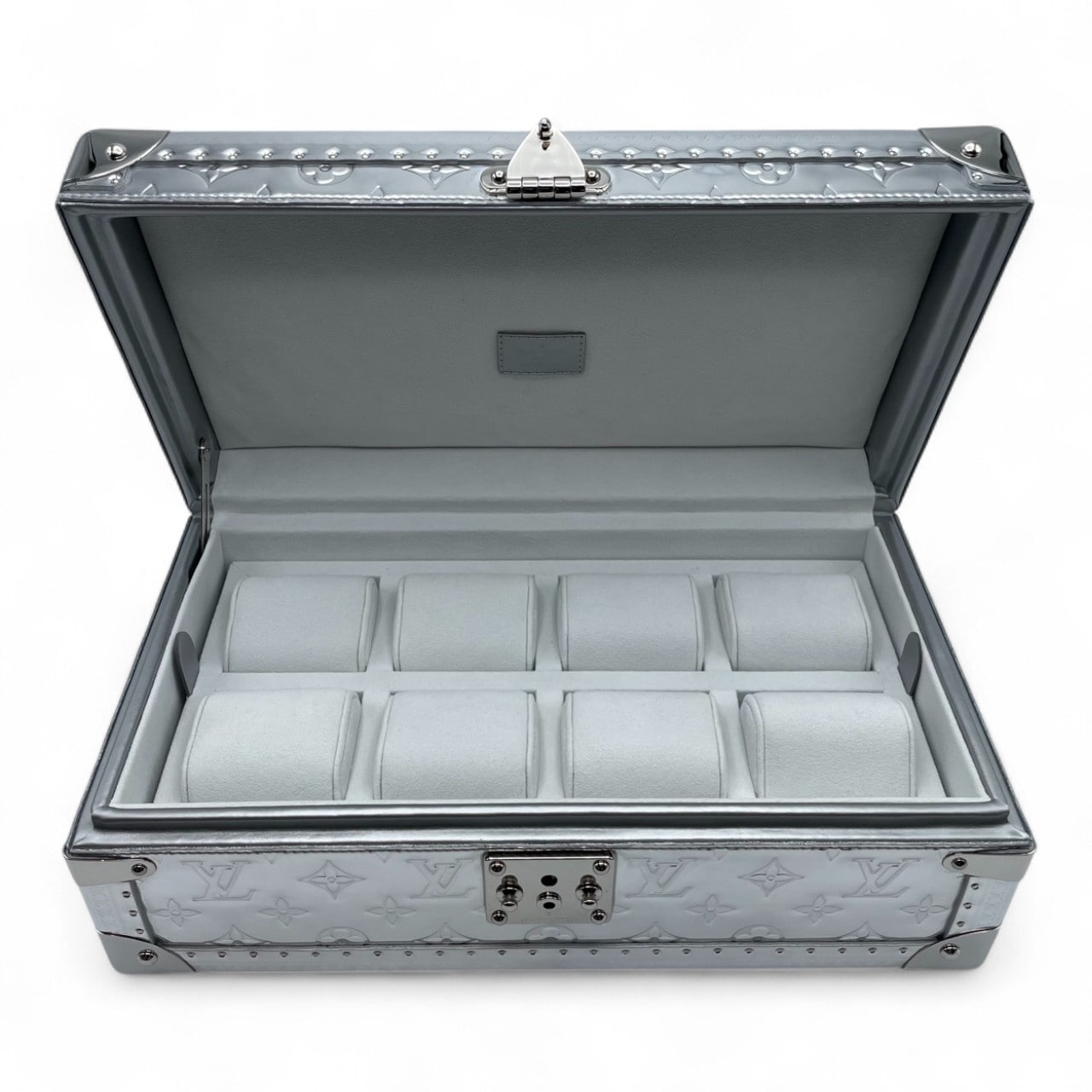 ルイ・ヴィトン コフレ8モントル 腕時計ケース シルバー モノグラム