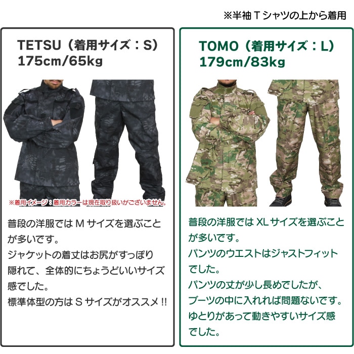 BDU（迷彩服） 上下セット（ジャケット+パンツ） マルチカム USサイズ