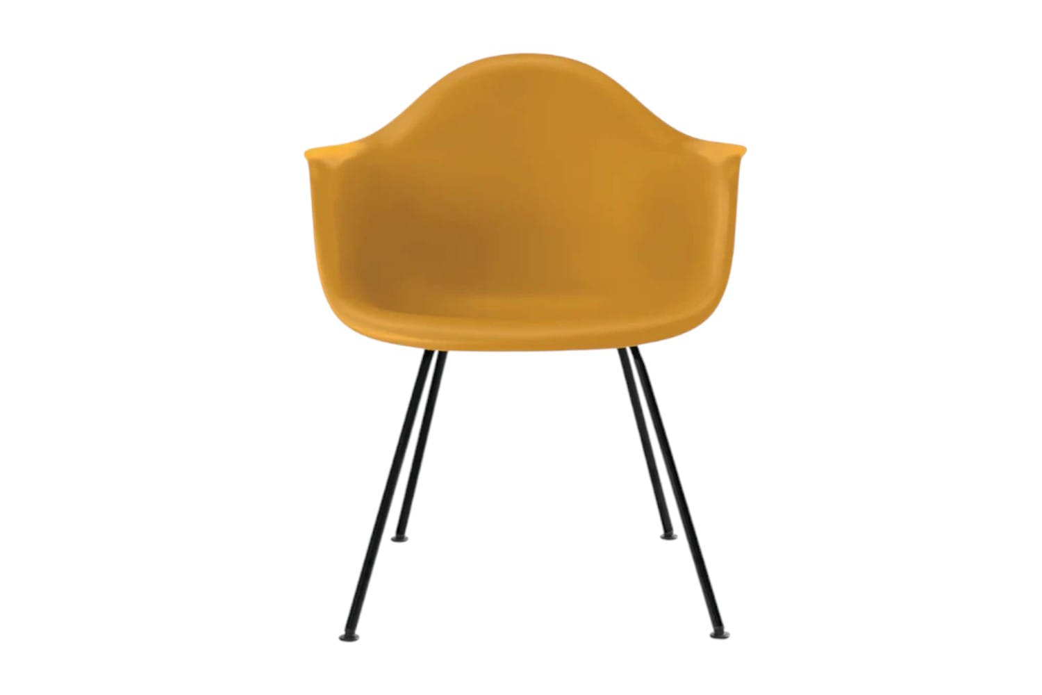 イームズ プラスチックシェル アームチェア 4レッグベース＃ブラックの