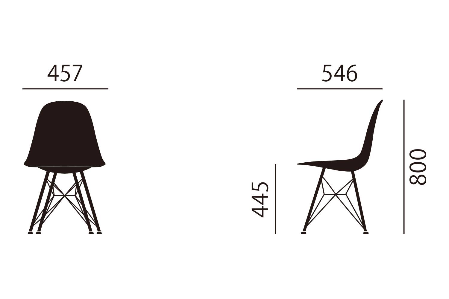 イームズプラスチックサイドチェア ワイヤーベースの通販 | 家具