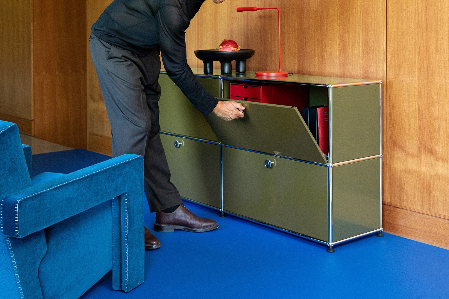 USMハラー サイドボード オリーブグリーンの通販 | 家具・インテリア